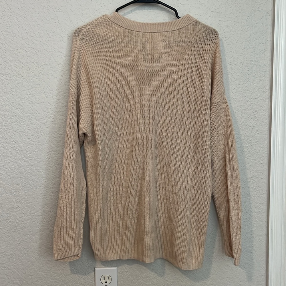 Aerie Pullover Half Button Oversized Sweater. Siz… - image 3